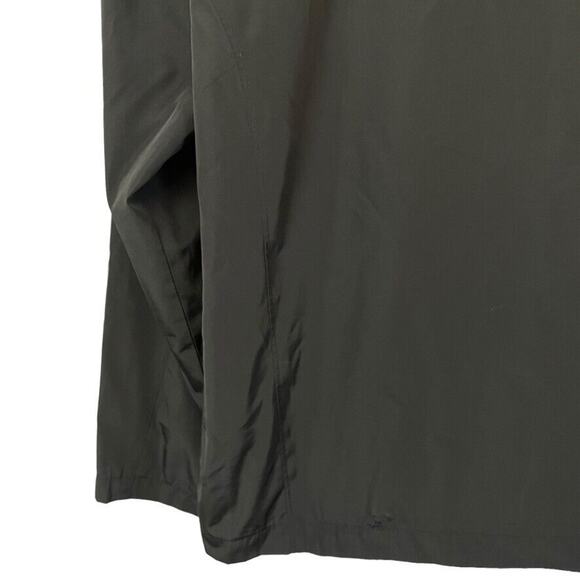 T Tech by Tumi Mens Black Full Zip Hooded Packable Jacket Windbreaker sz L - Picture 11 of 16